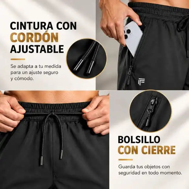 Pantalón Casual Premium  - Diseño Elegante y Funcional en Tela Semipermeable