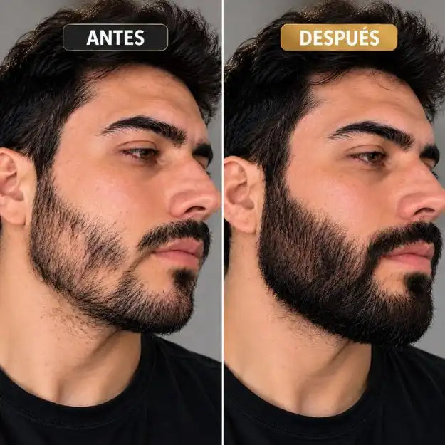 Kit sérum+Dermarroller : Barba Más Tupida y Crecimiento Capilar, Verás Resultados En 30 Dias.