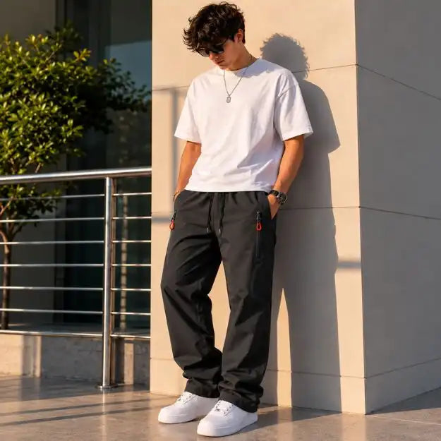 Pantalón Casual Premium  - Diseño Elegante y Funcional en Tela Semipermeable